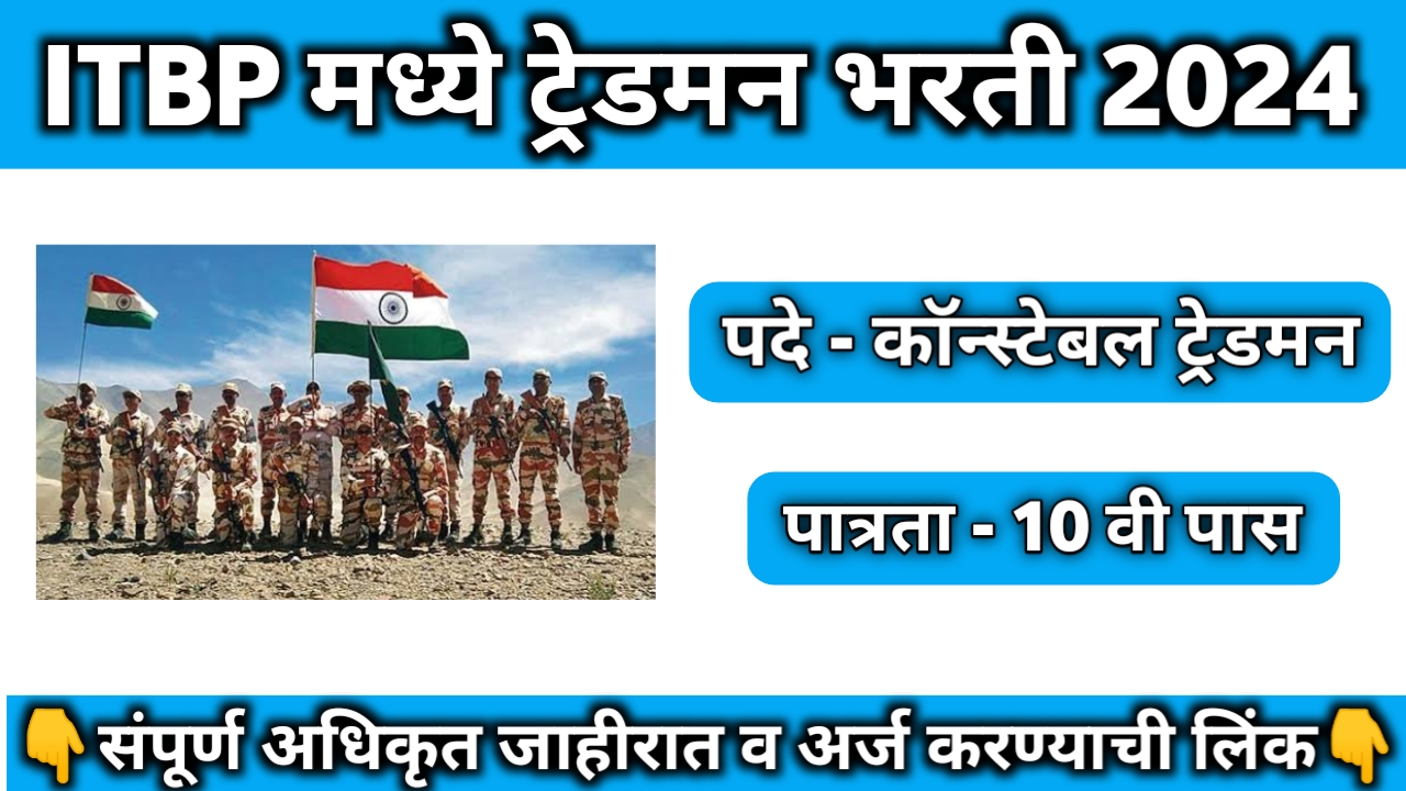 ITBP Constable Recruitment 2024